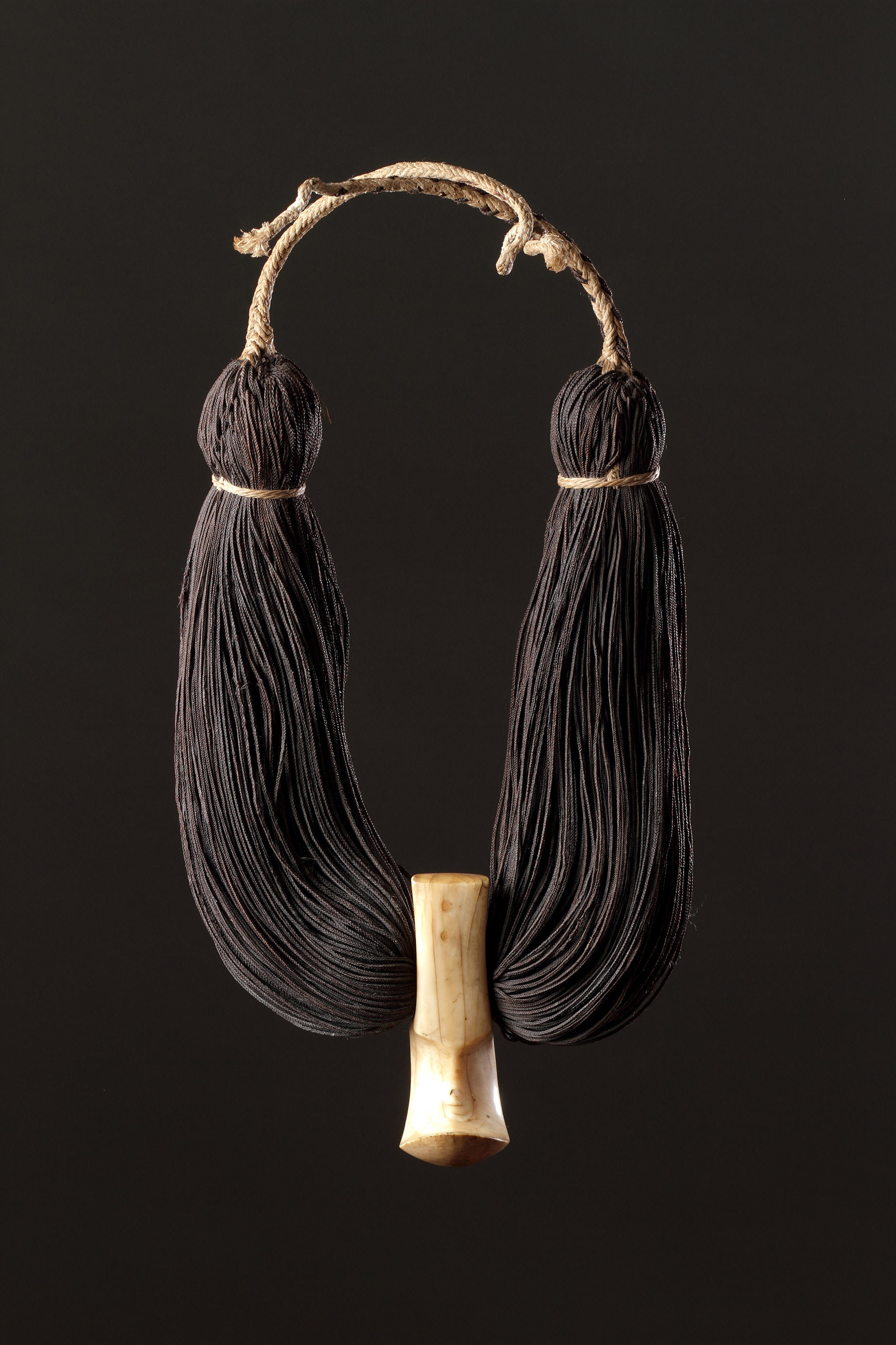 Hawaiian Islands Hook Shaped Sperm Whale Tooth Royal Pendant